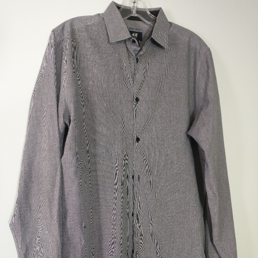 H&M Black & White Men's Shirt Size M